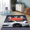 JDM Auto Koberec Japonské Street Art Východ Slunce Kanji Design Obývací Pokoj Ložnice Domácí Dekorace Koberec