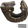 T4 T6 Titanium Turbo Blanket Turbocharger Heat Shield With Fastener Springs