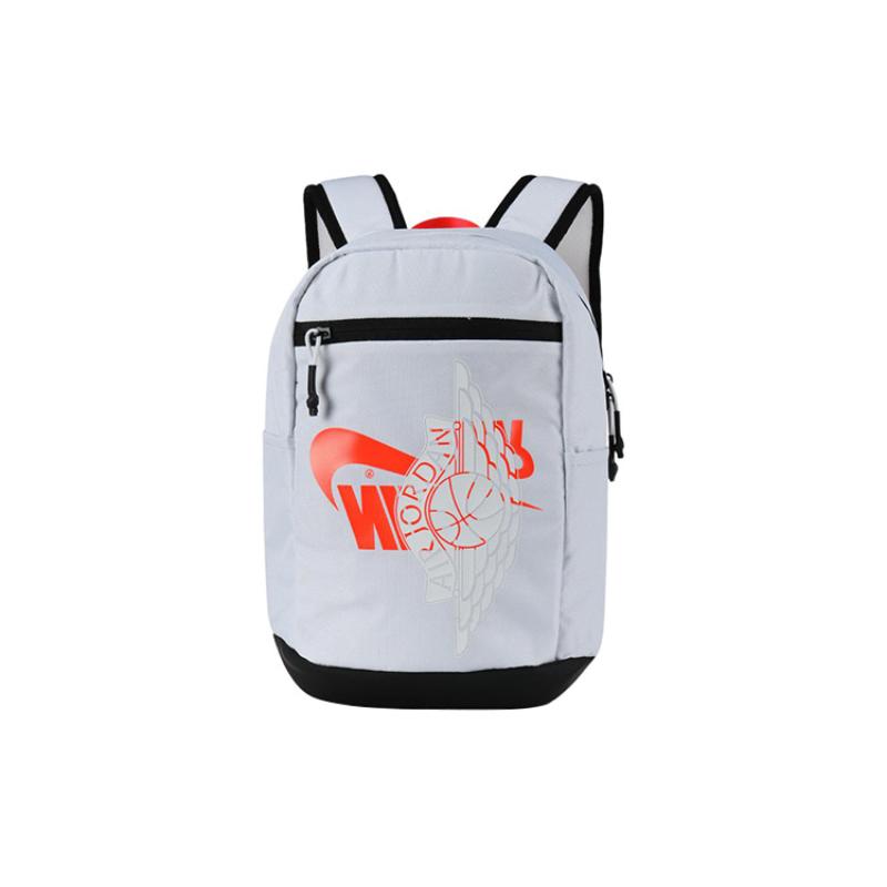 Jordan Polyester Backpack Small Size Unisex White Jordan 7A0167-001