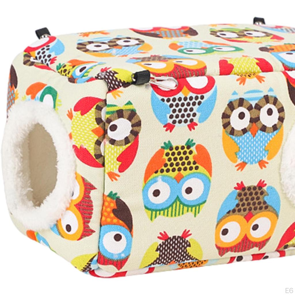 Hamak Domek dla Ptaków Łóżko do Spania Klatka Wiszące Gniazdo dla Małych Zwierząt Papużek Falistych