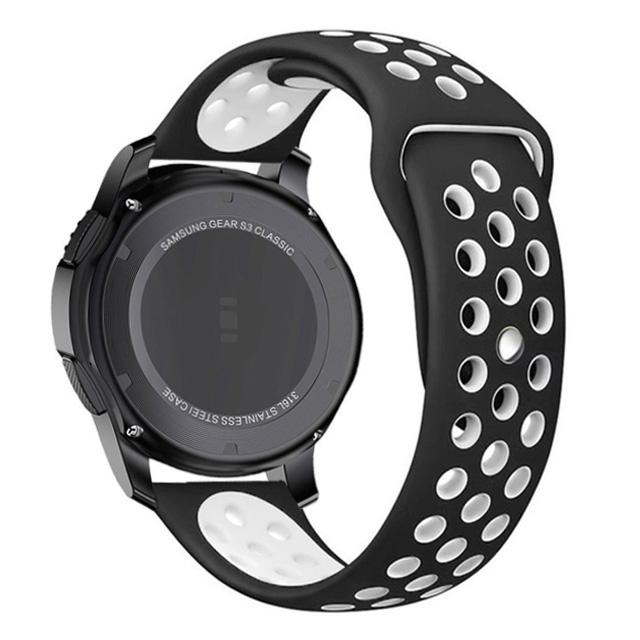 20mm/22mm Silicone strap For Samsung Galaxy Watch 4/3/Huawei Watch 3/GT Sports Breathable Bracelet band For Amazfit GTR/Active 2