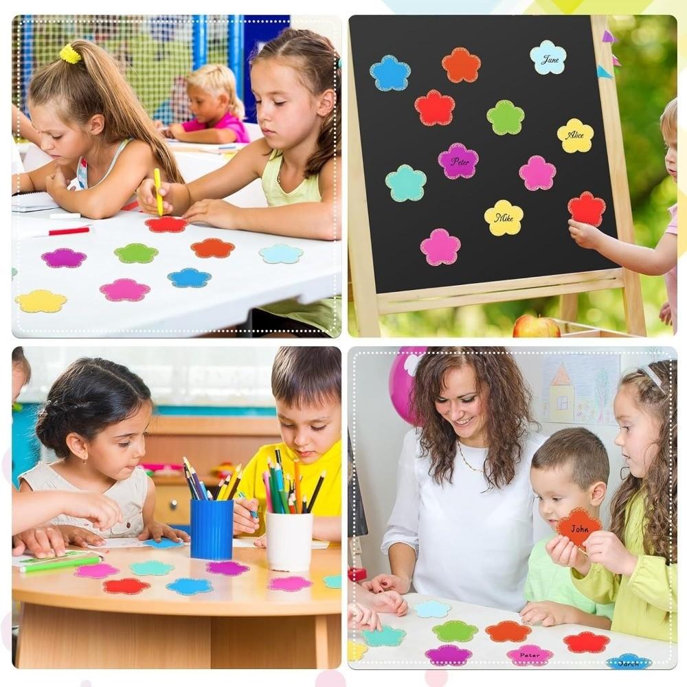 108 st Utklipp Färgglada Stjärnpappersutklipp Estetisk Anslagstavledekoration Klassrum