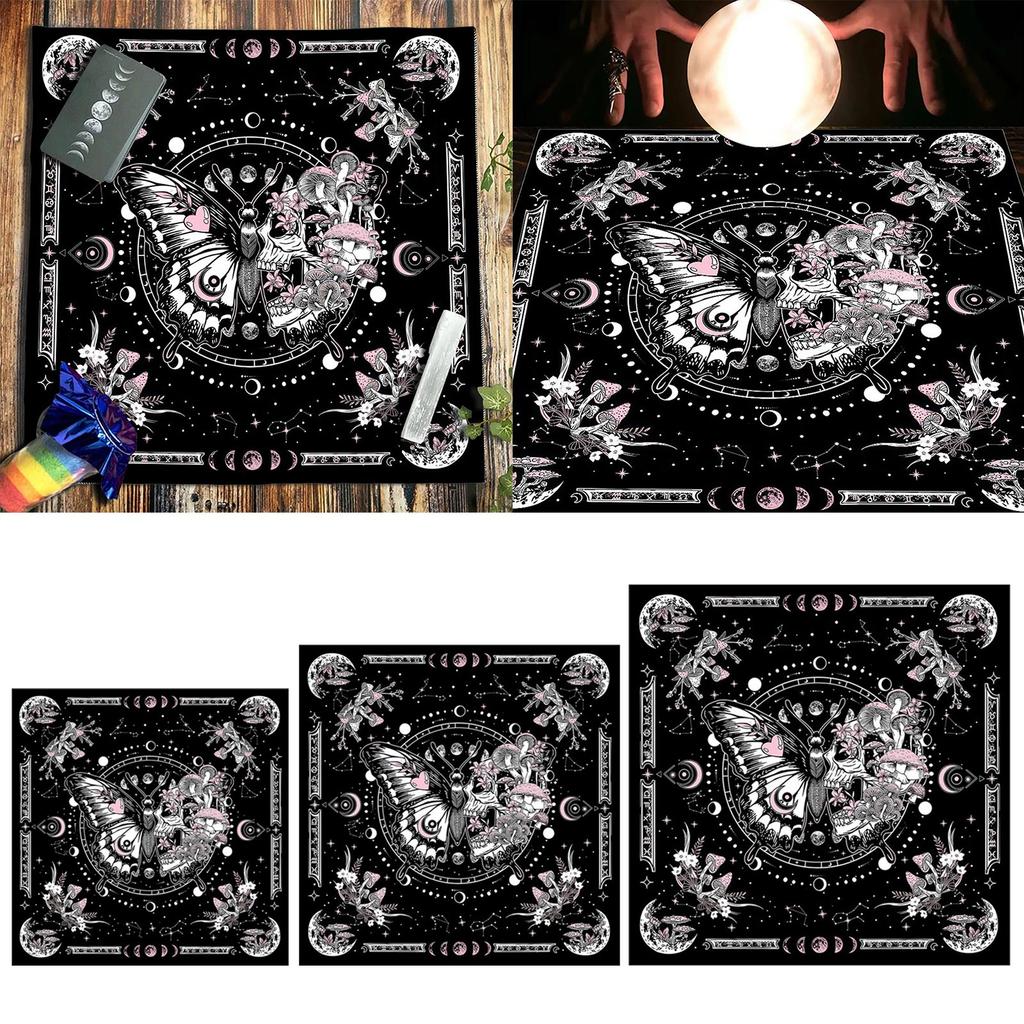 Square Flannelette Tarot Altar Cloth Board Game Pad Astrological Oracles Pad Table Cover Card Mat Divinations Tablecloth