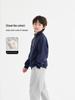 Boys' Autumn Half-Zip Outdoor Sports T-shirt: Trendy, Comfortable, Loose-Fit 2026