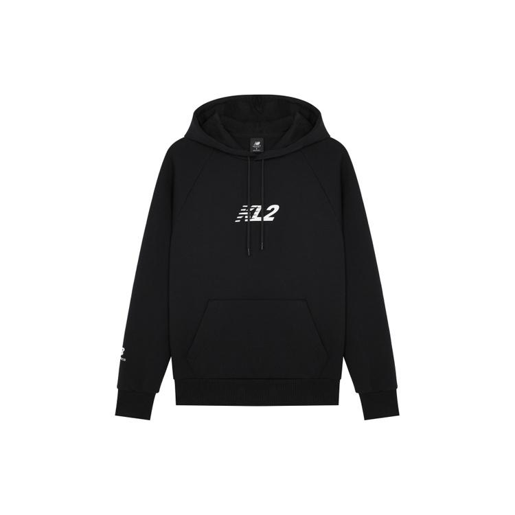 New Balance Men s New Balance Embroidered Logo Sports Pullover Black MT13580-BK M
