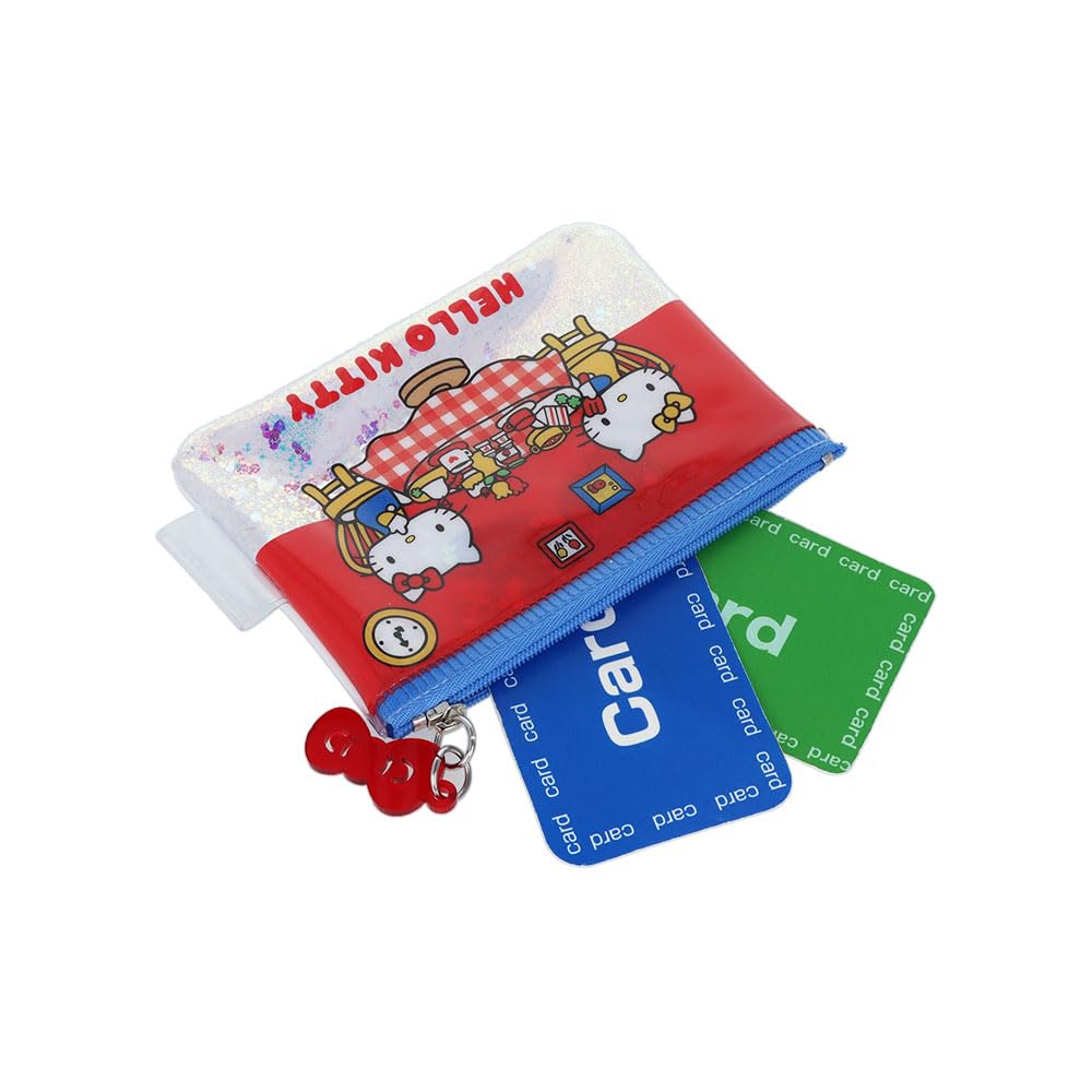 Papetărie Personaje Sanrio Mini Pliculeț cu Paiete Hello S2336944 Sun-Star, Kitty, Roșu,