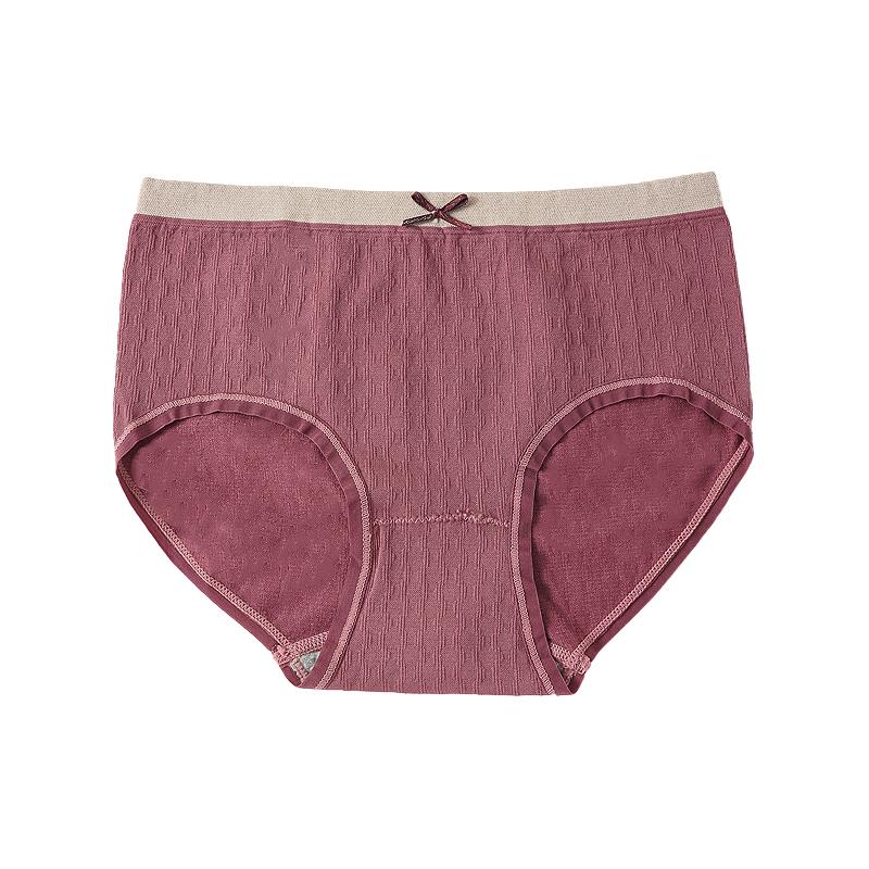 Übergröße Damen Slips Bequeme Baumwollunterwäsche Mittelhoch Nahtlos Atmungsaktive Unterhosen