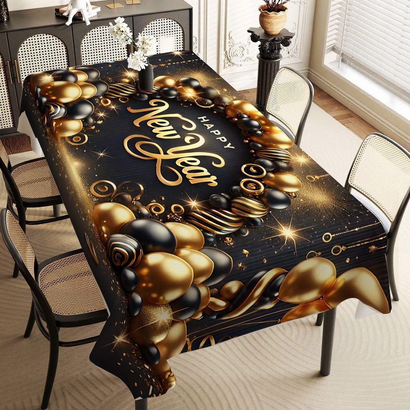 

Скатертина З Новим Роком 2026, атмосферний фотофон, домашній декор серветка, покривало в скандинавському стилі 60x40cm червоний