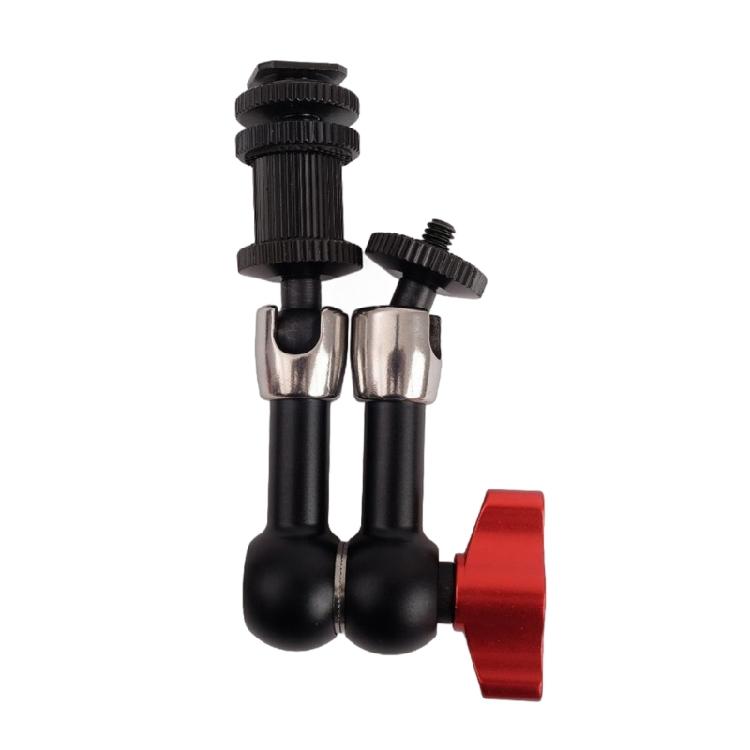 Heavy Duty 7/11" Adjustable Arm with 1/4" Screw Connections for Filmmaking Equipment Stability