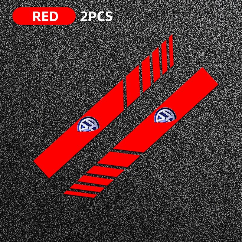 

2pcs Vehicle Body Car Rearview Mirror Side Decal Stripe Sticker For Volkswagen Tiguan Golf-4 5 6 7 B5 B6 B7 Jetta Lavida Tiguan білий