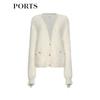 Ports Women's Long-Sleeve Mid-Length Knit Cardigan