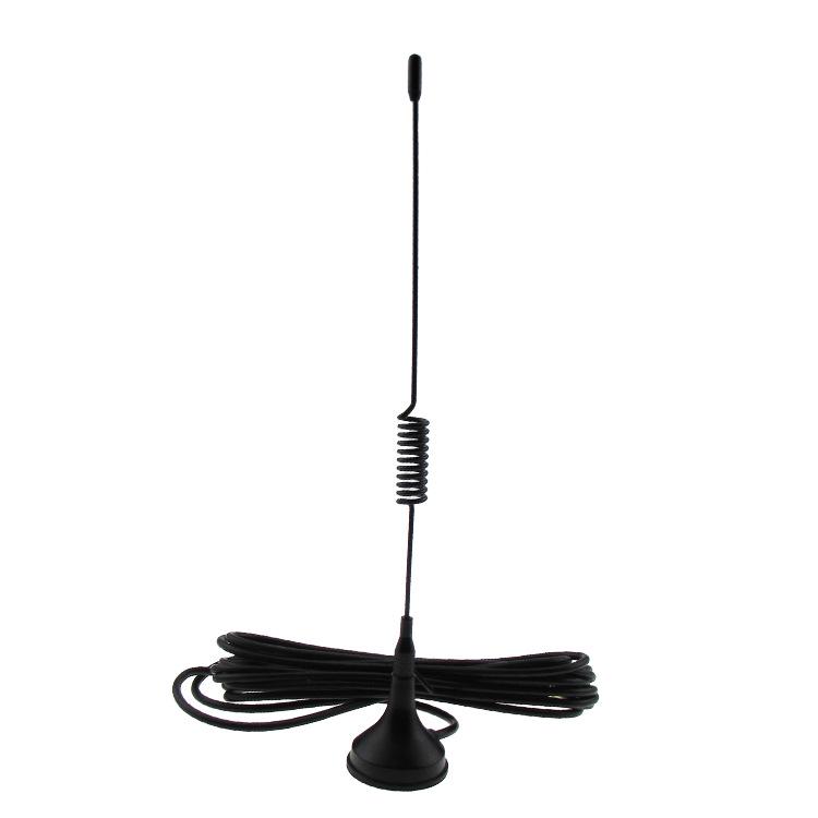 Omnidirectional High-Gain 2G WiFi SMA Antenna with 3m Extension Cable & Magnetic GSM Suction Base