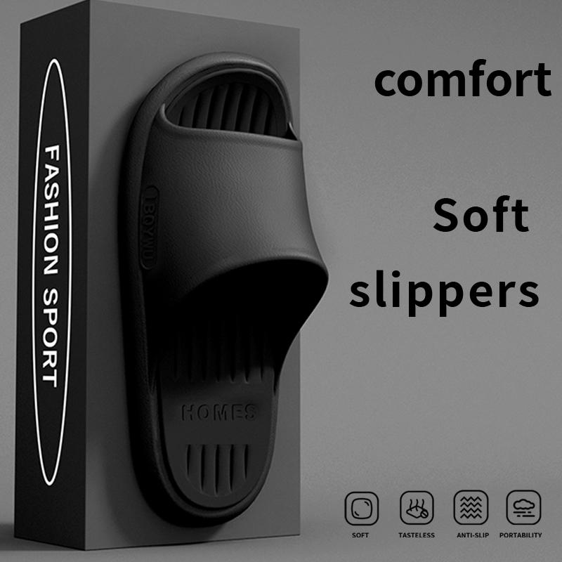 

Летняя мода для женщин и мужчин, для дома, ПВХ, удобная и прочная подошва, домашние тапочки, нескользящие, для улицы, для пляжа 44-45