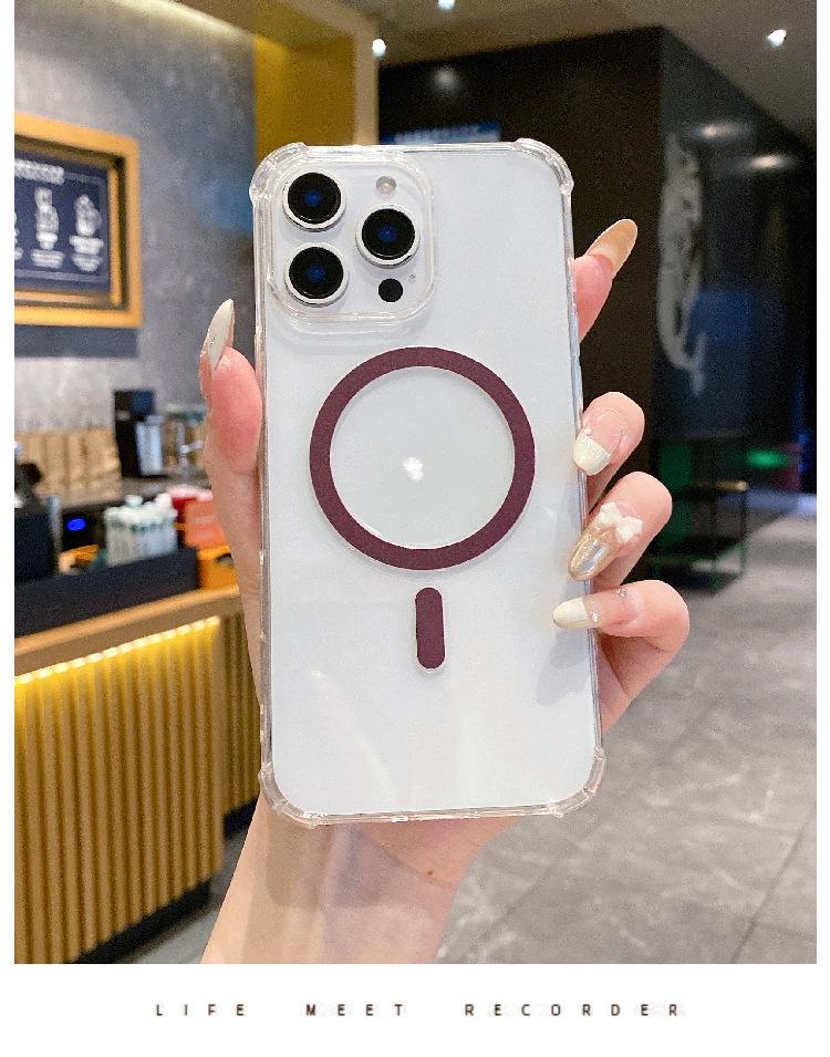 Non-Yellowing Magnetic Rotating Stand for iPhone 17 Air/16 Pro Max/15/14 Case