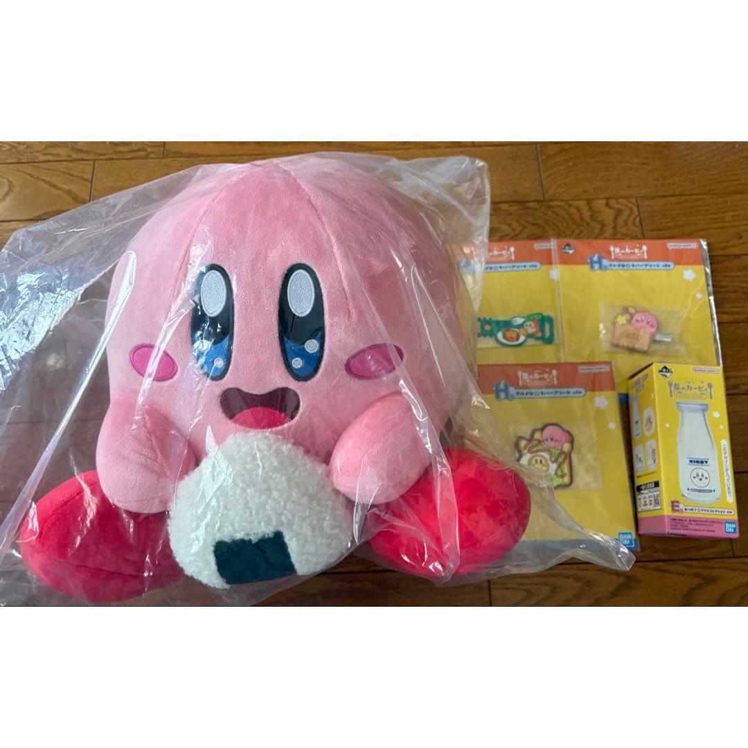 Ichiban Kuji Kirby s Dream Land A Prize Stuffed Toy E Prize Glass H Prize Rubber Assortment