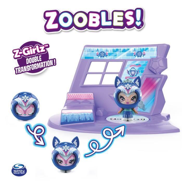 ZOOBLES JOUET - PACK DE 1 Z-GIRLZ - 6061365 - Boules Magiques Et Colorées Transformables En Animaux Fantastiques - Modèle Aléatoire