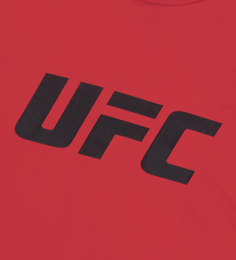 UFC SPORT Ufc Tension Big Logo Muscle Fit Short Sleeve T-Shirt Red U4Ssw2106Re