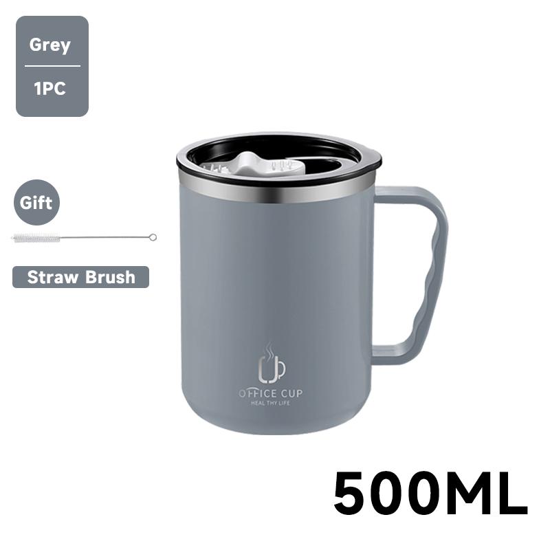 Coffee Mug Car Thermos Mug 380ML Travel Thermo Cup for Tea Water Coffee Double Stainless Steel