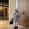 Tossy Fox Fur Woolen Overcoat Women's Short Coat Office Lady Elegant Double-sided Woolen Coat Cardigan Jackets Loose