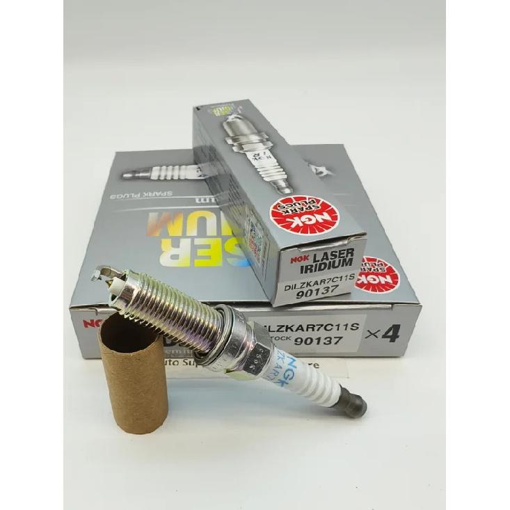 4Pcs Original  DILZKAR7C11S 90137 Brand New Laser Iridium Spark Plugs For Honda Fit XRV CITY VEZEL Greiz 1.5L 2015-2018 L15B5