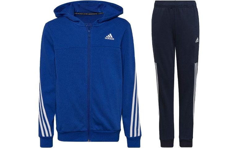 Adidas Stripes Moderate Casual Sportswear Spring Fall Kids HP1437 164