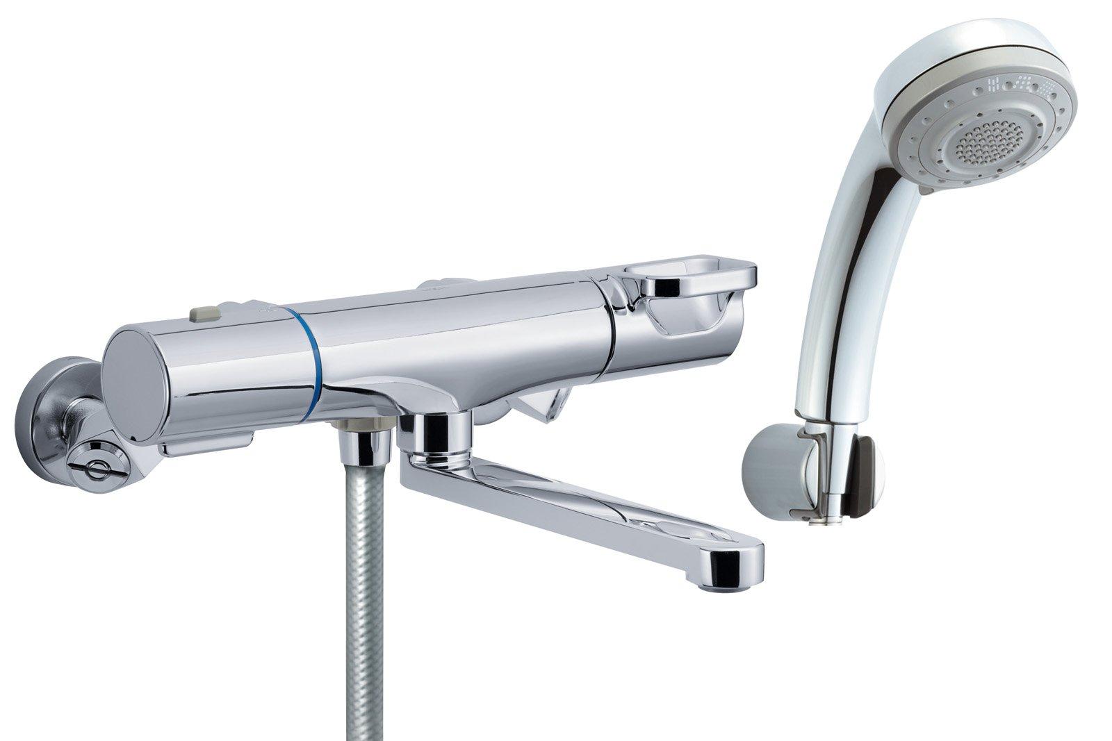 LIXIL Bathroom Thermostatic Shower Mixer Tap with Shower (INAX) Eco-Full Multi-Function RBF-816