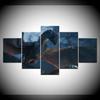 5 Piece The Bat On House Free Shipping Wallpapers Modern Modular Poster Art Canvas Painting for Living Room Home Decor