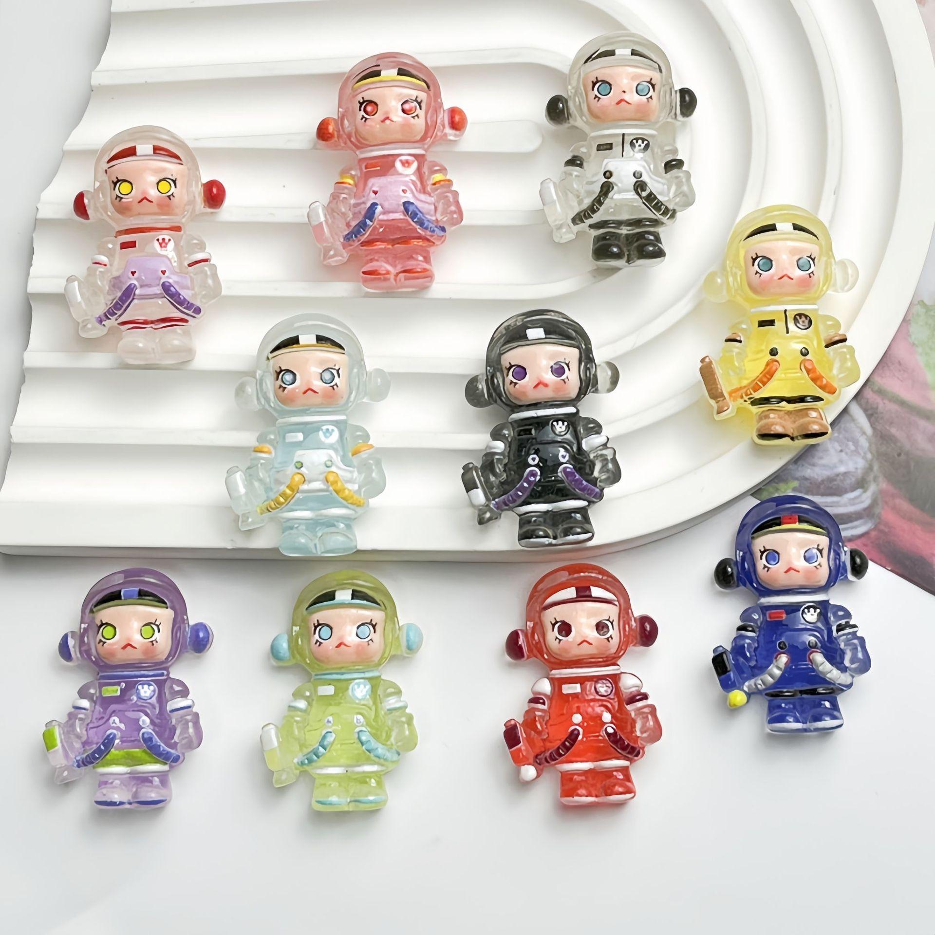 Мультяшная симуляция Мультяшная смола Украшение Игрушка Слепой пакет 10 шт. One Size