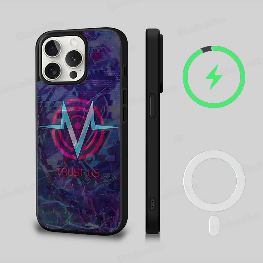 H-Hazbins-Hotels Magnetic Phone Case For IPhone 16 15 14 13 12 11 17 Pro Max Plus Wireless Charge Cover