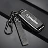 2025 Hot Vintage Wash Water Denim Car Key Case Cover For Mazda 2 3 5 6 Axela Atenza Demio CX-3 CX5 CX-7 CX-9 MX-5  2015-2019 Acc