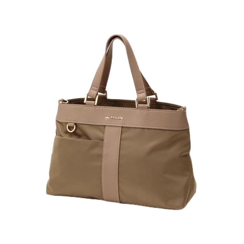 

[Rubaga Jerry] tote bag Combination 2WAY tote bag SMALL B020421EC Beige(21)