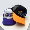 Baseball Stitching Embroidered Letterings Alphabet Color Contrast Blocking Style American Women  Men For Neutral Gender Fresh Caps Peaked Hats Hip