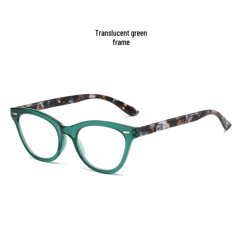 

New Stylish Blue Light Blocking Cat-Eye Glasses for Women - European & American Design, Lightweight HD Reading Frame Blue Light Blocking, No Magnification