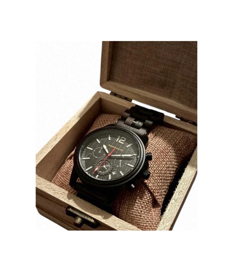 And Wooden Wristwatch Made from Natural and Wood X Waterproof X X Chronograph [Popular Trending!] Wood. Stylish, Waterproof, Multi-functional, Cool.