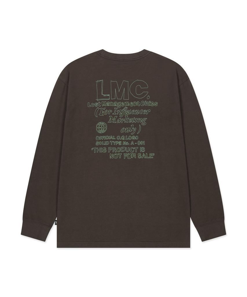 LMC Fn Doodle Long Slv Tee Brown