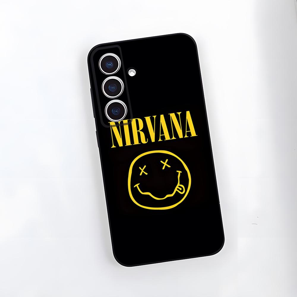 

Band Hot N-Nirvana Phone Case For Samsung A25 A13 A33 5G A54 A36 A35 A56 A52 A14 Shockproof Soft Cover Samsung A55