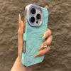 Soft Silicone Leather Snow Mountain Pattern Phone Case For iPhone 11 12 13 14 15 16 17 Pro Max Plus Shockproof Bumper Cover