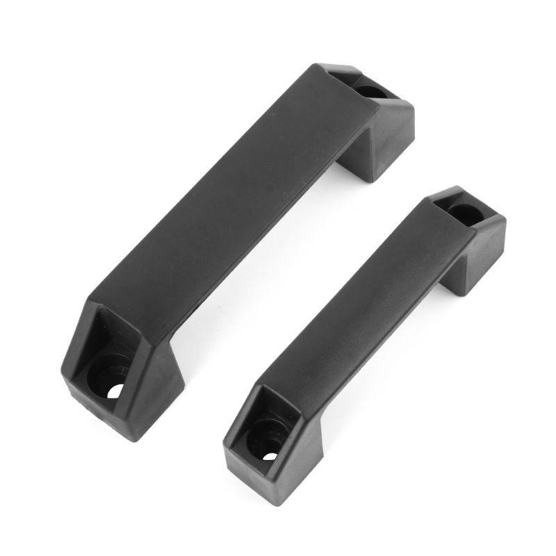 Plastic Nylon Cabinet Handles Black Nylon 90mm 120mm Door Accessory DIY Printer Parts for Aluminum Profile