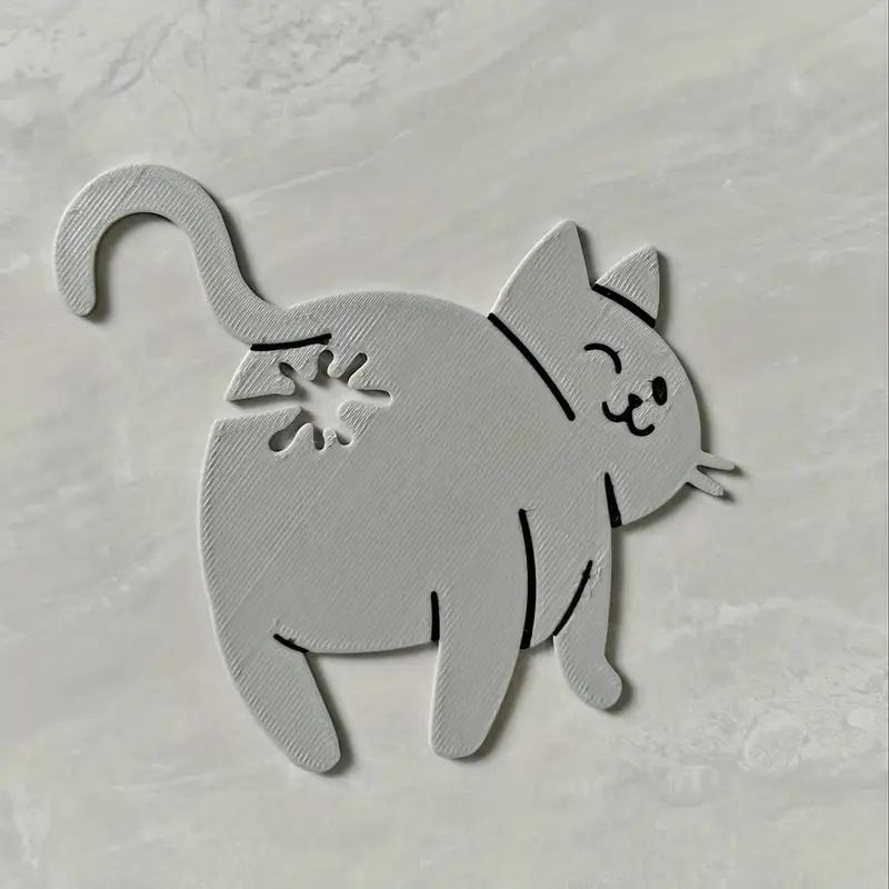 

2pcs Funny Cat Butt Bag Clip, 3D Printed Kitchen Gadget for Sealing Chip & Food Bags. Cute Novelty Gift for Cat Lovers & Home.