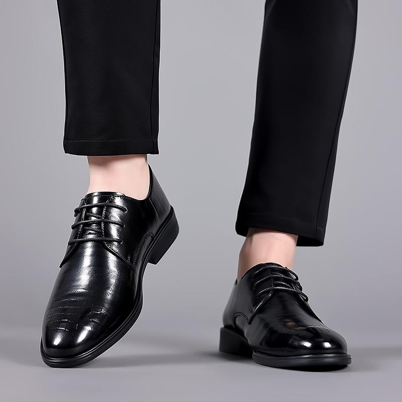 Business Classic Men's Leather Shoes Retro elegant gentleman style Party and daily formal office Luxury quality adult shoes