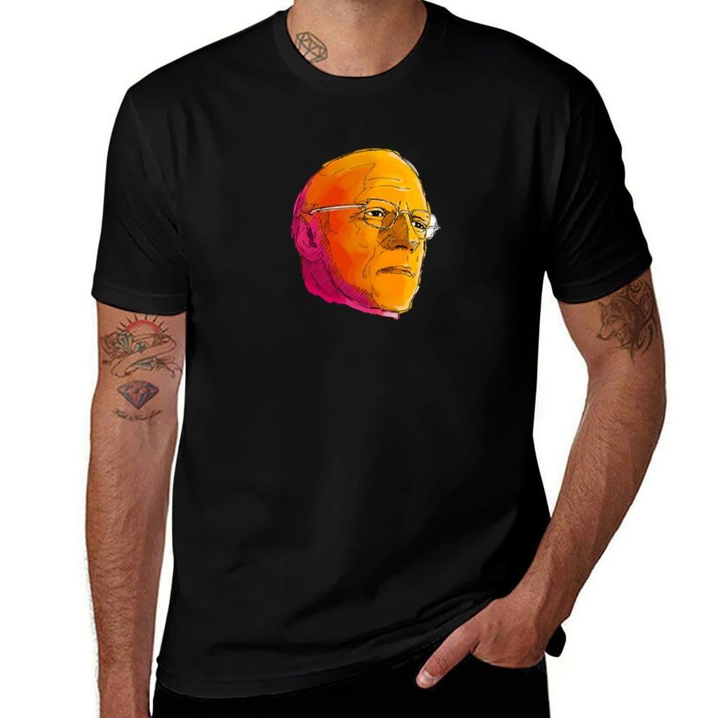 Michel Foucault Painting Tshirt Unisex T Shirts For Unisex Casual Tshirt