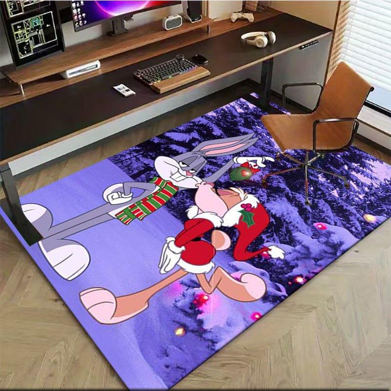 "Bugs Bunny & Daffy Duck Christmas Ornament Set"Office Mat Home Decor Gift For Halloween & Christmas LD7
