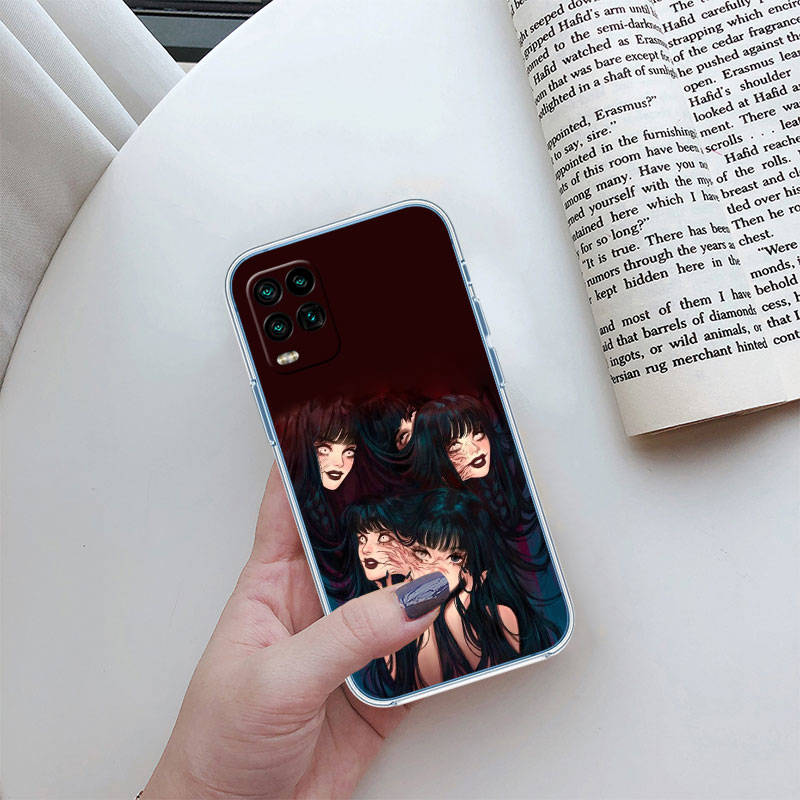 IR15 Junji Ito Tomie Case for Motorola E22S E7 G6 G7 G8 G9 Plus Power Play G10 G20 G04 E30 E40 E22 E20 E13 E15 G22 G23 G05 G75 G35 G55