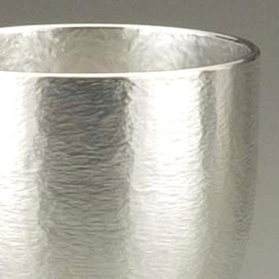 Gift only one tin wine (traditional craft/Osaka ware) cup/silky