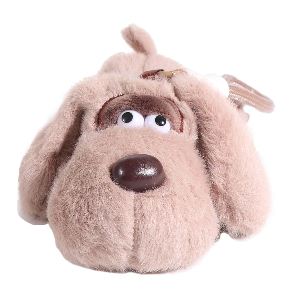 PP Cotton Big Eyed Dog Plush Pendant Fluffy Puppy Plush Doll Keychain  Boys and Girls