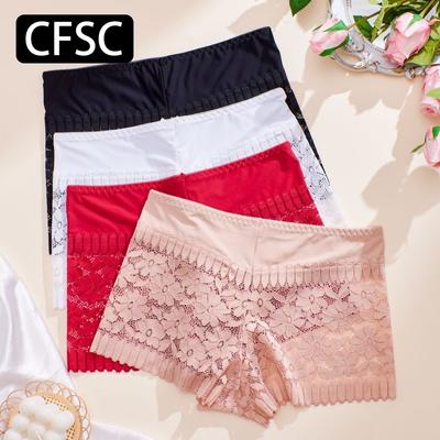 CFSC Women's Large Size Underwear Solid Color Print Underwear