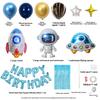 Astronaut Birthday Balloon Set – Kids' Party Decoration