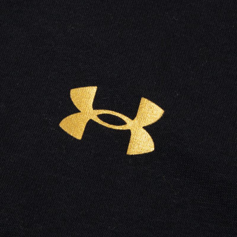 Under Armour Jacket Outdoor Casual Sports Running Zipper Hooded Long Sleeve Kids Jackets Black 1356482-001