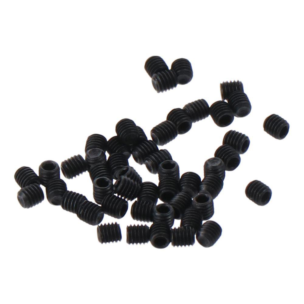 50pcs 12.9 Grade Grub Screws Carbon Steel Machine Screws Countersunk Hex Socket Set