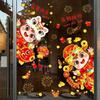Double-Sided New Year Window Stickers Removable 2026 Edition Spring Festival Window Decals Horse Year Theme Self-adhesive
